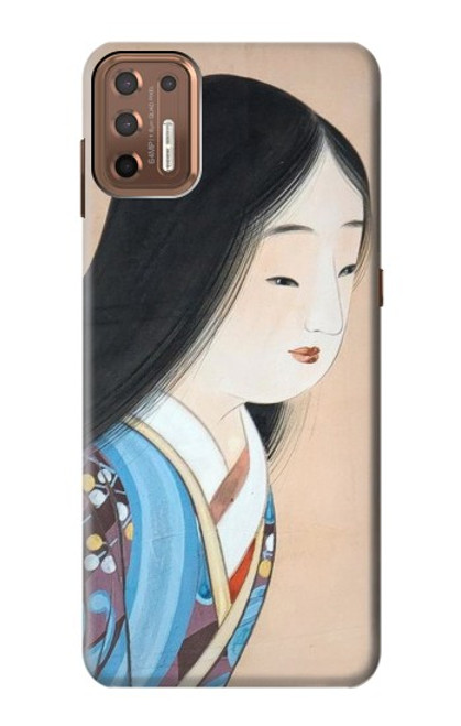 S3483 Japan Beauty Kimono Case For Motorola Moto G9 Plus
