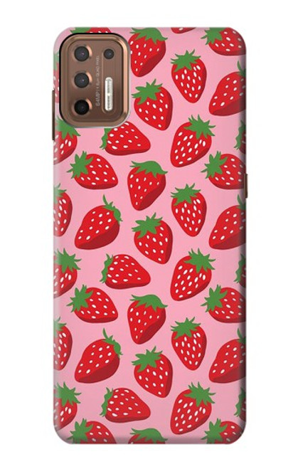 S3719 Strawberry Pattern Case For Motorola Moto G9 Plus