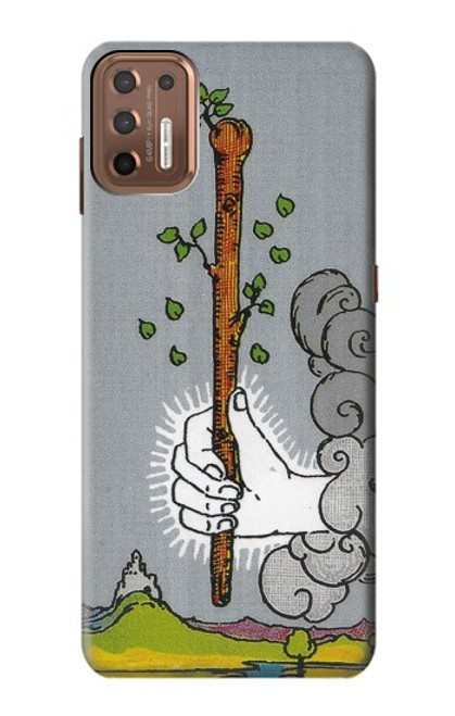 S3723 Tarot Card Age of Wands Case For Motorola Moto G9 Plus