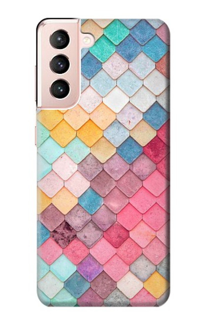S2947 Candy Minimal Pastel Colors Case For Samsung Galaxy S21 5G