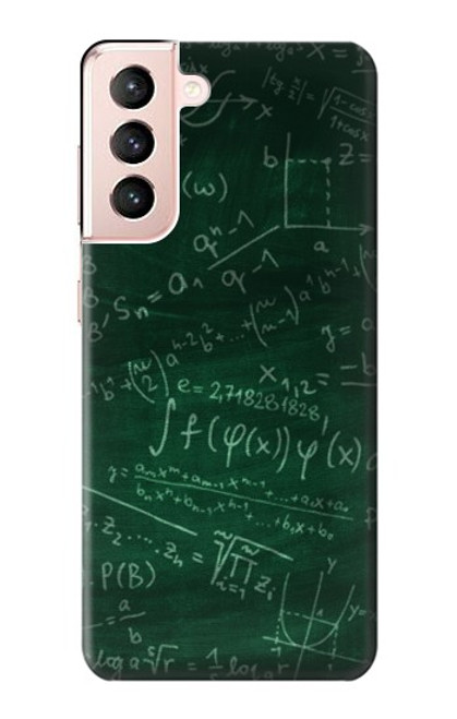 S3190 Math Formula Greenboard Case For Samsung Galaxy S21 5G