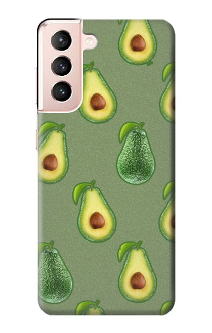 S3285 Avocado Fruit Pattern Case For Samsung Galaxy S21 5G