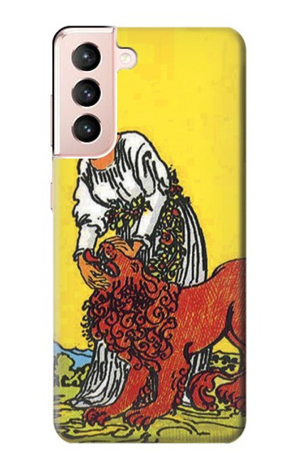 S3458 Strength Tarot Card Case For Samsung Galaxy S21 5G