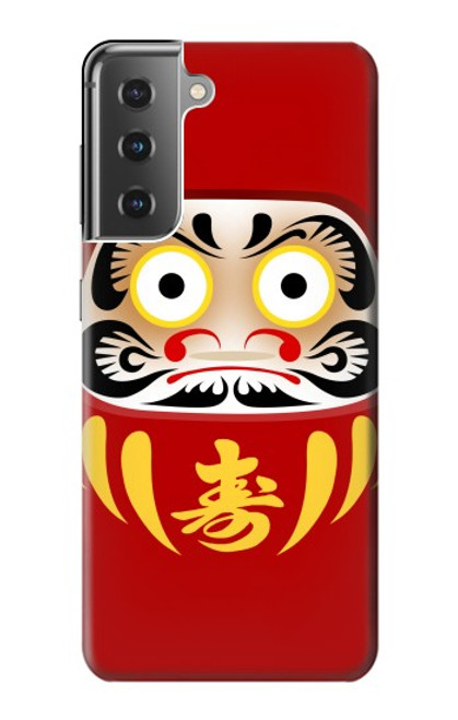 S3045 Japan Good Luck Daruma Doll Case For Samsung Galaxy S21 Plus 5G, Galaxy S21+ 5G