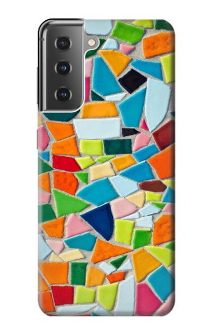 S3391 Abstract Art Mosaic Tiles Graphic Case For Samsung Galaxy S21 Plus 5G, Galaxy S21+ 5G