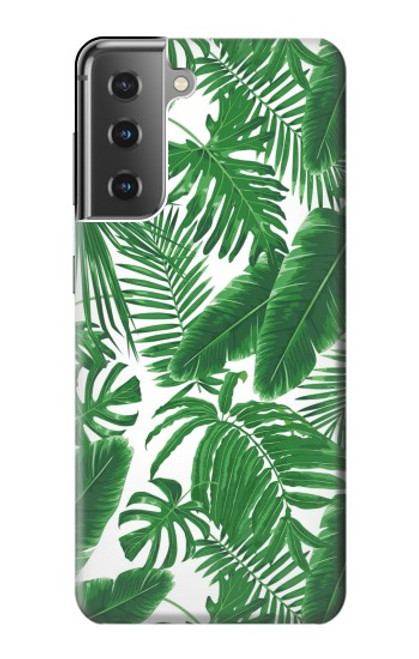 S3457 Paper Palm Monstera Case For Samsung Galaxy S21 Plus 5G, Galaxy S21+ 5G