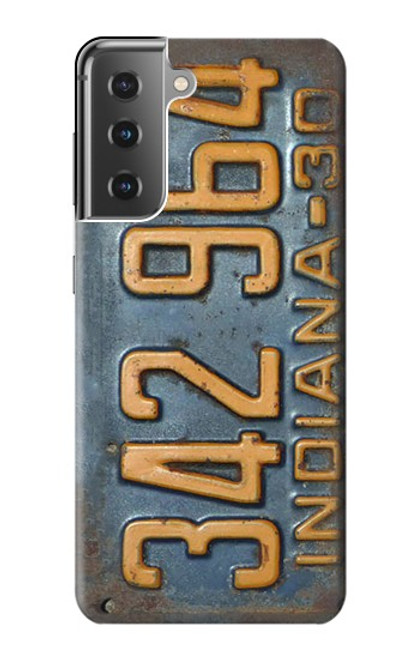 S3750 Vintage Vehicle Registration Plate Case For Samsung Galaxy S21 Plus 5G, Galaxy S21+ 5G