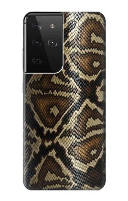 S2712 Anaconda Amazon Snake Skin Graphic Printed Case For Samsung Galaxy S21 Ultra 5G