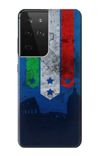 S2983 Italy Football Soccer Case For Samsung Galaxy S21 Ultra 5G