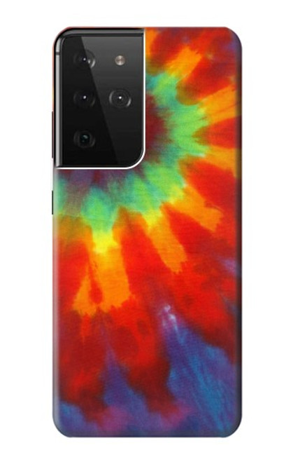 S2985 Colorful Tie Dye Texture Case For Samsung Galaxy S21 Ultra 5G