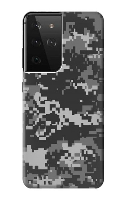 S3293 Urban Black Camo Camouflage Case For Samsung Galaxy S21 Ultra 5G