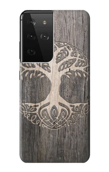 S3591 Viking Tree of Life Symbol Case For Samsung Galaxy S21 Ultra 5G