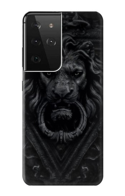S3619 Dark Gothic Lion Case For Samsung Galaxy S21 Ultra 5G