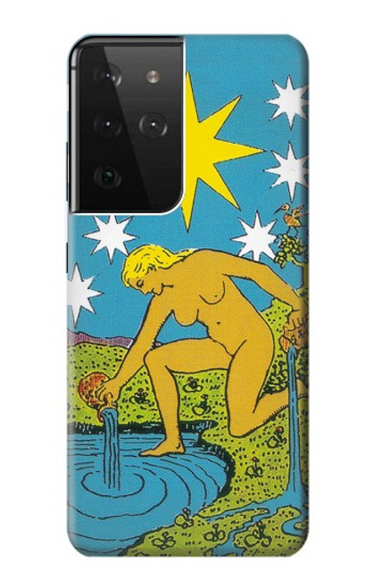 S3744 Tarot Card The Star Case For Samsung Galaxy S21 Ultra 5G