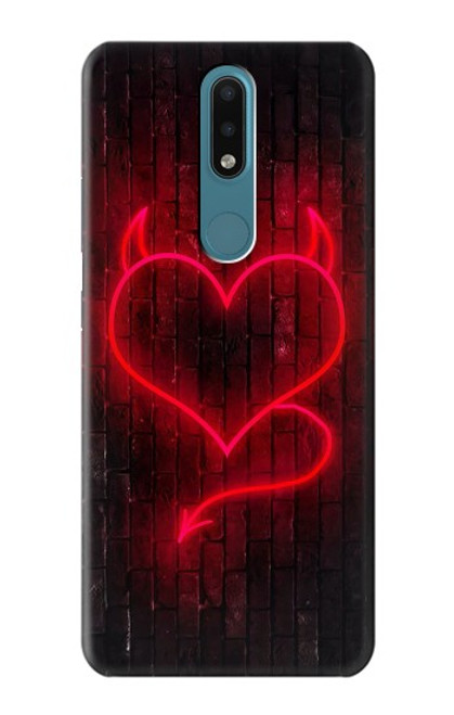 S3682 Devil Heart Case For Nokia 2.4