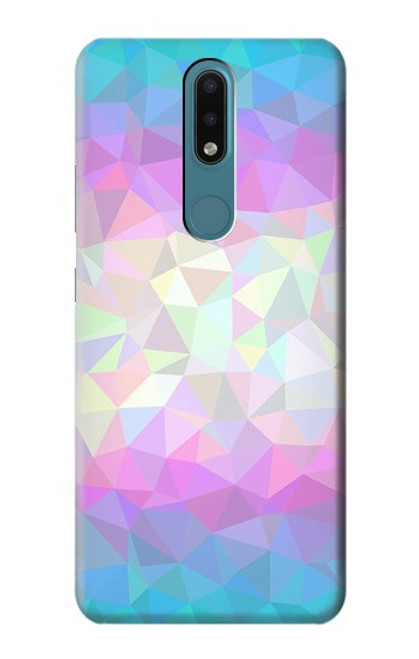 S3747 Trans Flag Polygon Case For Nokia 2.4