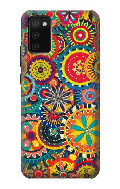 S3272 Colorful Pattern Case For Samsung Galaxy A02s, Galaxy M02s