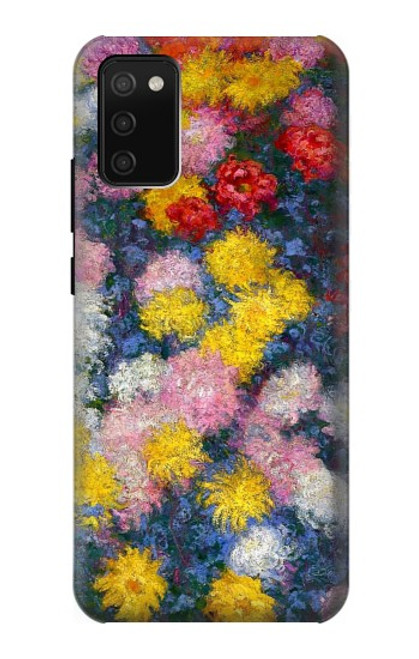 S3342 Claude Monet Chrysanthemums Case For Samsung Galaxy A02s, Galaxy M02s