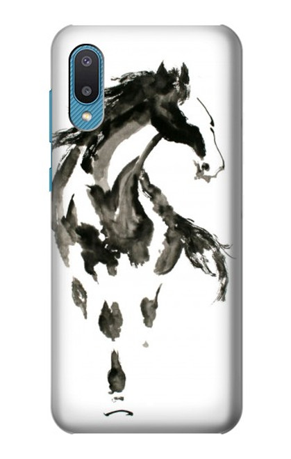 S1031 Horse Paintbrush Case For Samsung Galaxy A04, Galaxy A02, M02