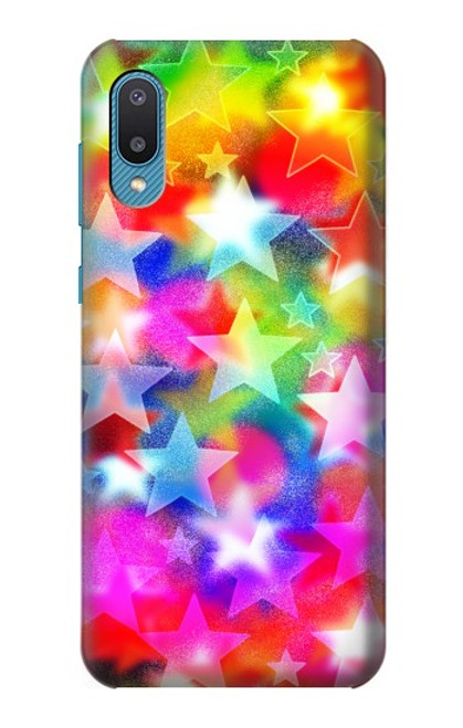 S3292 Colourful Disco Star Case For Samsung Galaxy A04, Galaxy A02, M02