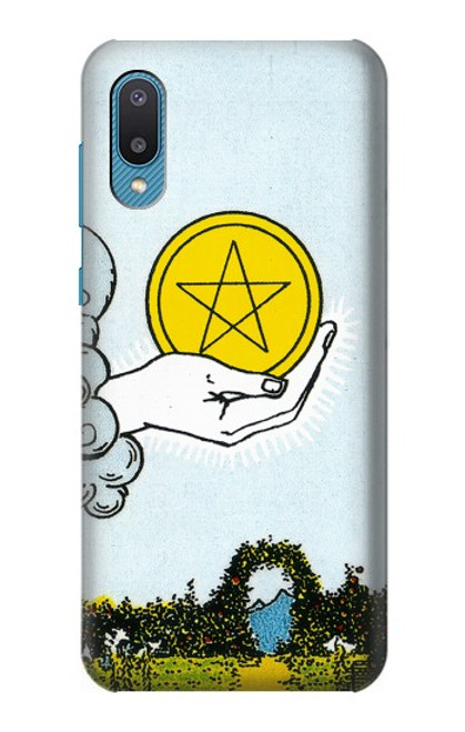 S3722 Tarot Card Ace of Pentacles Coins Case For Samsung Galaxy A04, Galaxy A02, M02
