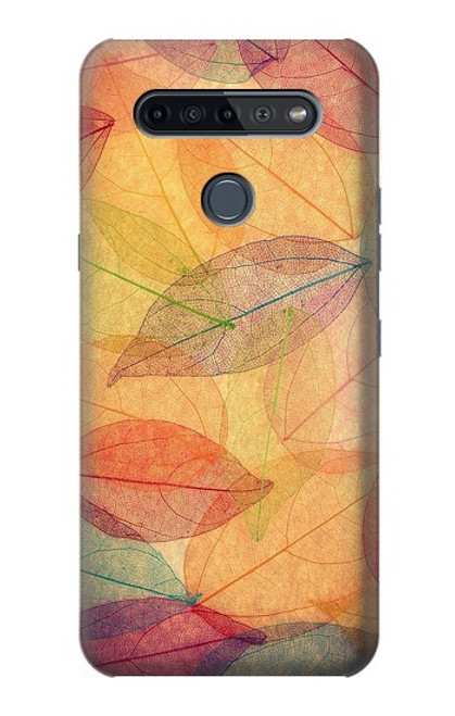 S3686 Fall Season Leaf Autumn Case For LG K51S