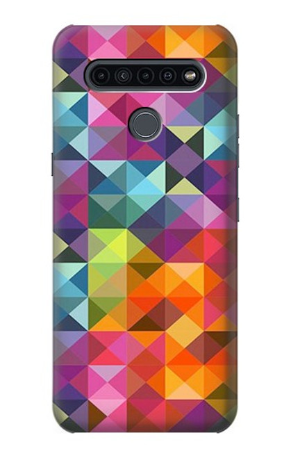 S3477 Abstract Diamond Pattern Case For LG K41S