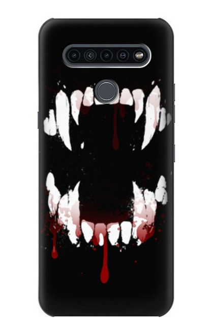 S3527 Vampire Teeth Bloodstain Case For LG K41S