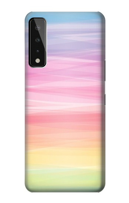 S3507 Colorful Rainbow Pastel Case For LG Stylo 7 4G