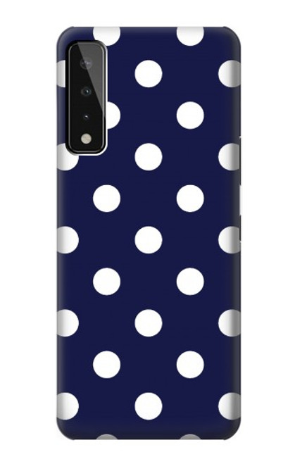S3533 Blue Polka Dot Case For LG Stylo 7 4G
