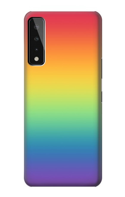 S3698 LGBT Gradient Pride Flag Case For LG Stylo 7 5G