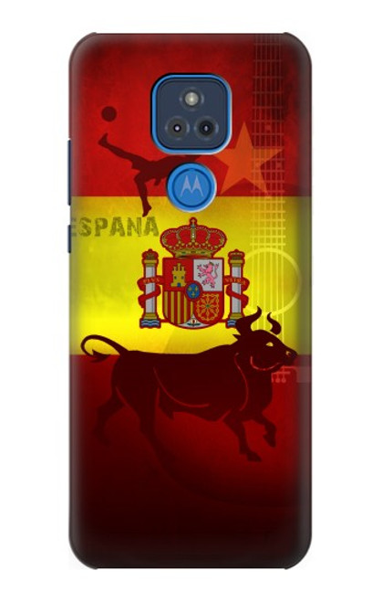 S2984 Spain Football Soccer Case For Motorola Moto G Play (2021)