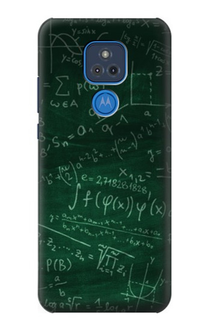 S3190 Math Formula Greenboard Case For Motorola Moto G Play (2021)