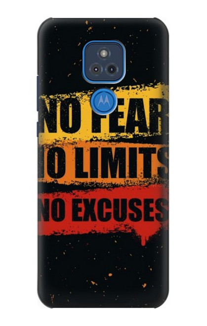 S3492 No Fear Limits Excuses Case For Motorola Moto G Play (2021)