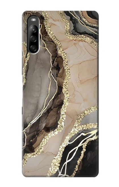 S3700 Marble Gold Graphic Printed Case For Sony Xperia L5