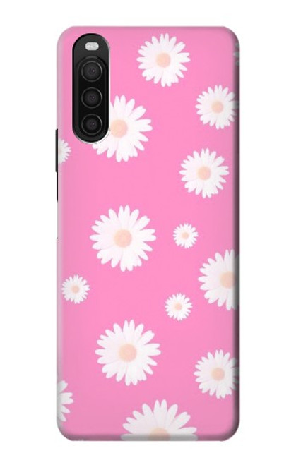 S3500 Pink Floral Pattern Case For Sony Xperia 10 III