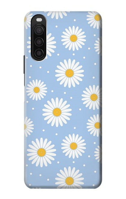 S3681 Daisy Flowers Pattern Case For Sony Xperia 10 III