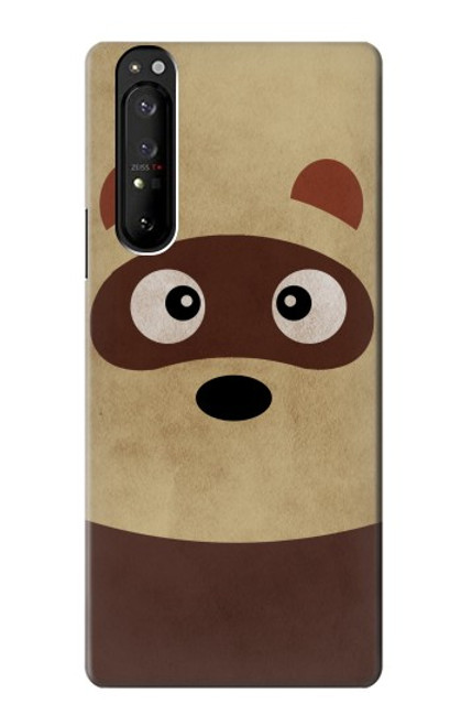 S2825 Cute Cartoon Raccoon Case For Sony Xperia 1 III