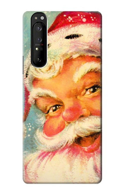 S2840 Christmas Vintage Santa Case For Sony Xperia 1 III