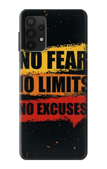 S3492 No Fear Limits Excuses Case For Samsung Galaxy A32 4G