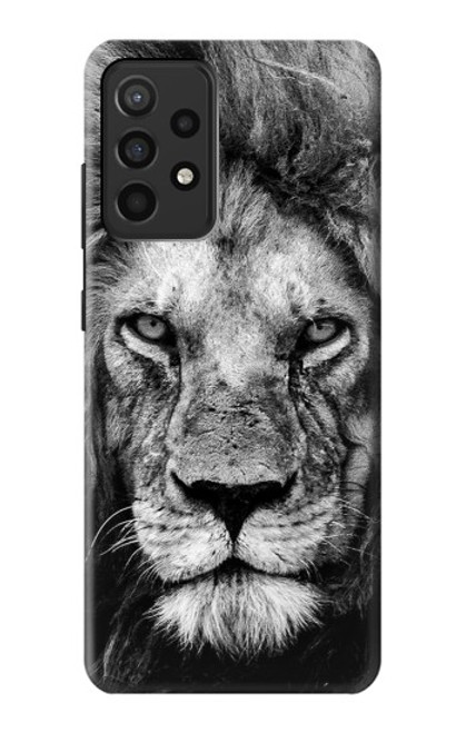 S3372 Lion Face Case For Samsung Galaxy A52, Galaxy A52 5G