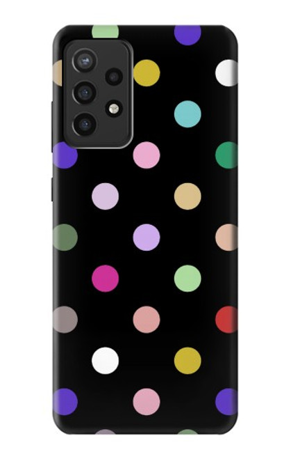 S3532 Colorful Polka Dot Case For Samsung Galaxy A72, Galaxy A72 5G