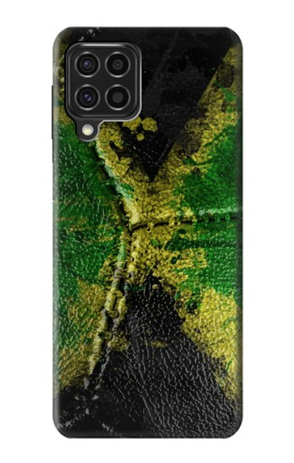 S3319 Jamaica Flag Vintage Football Graphic Case For Samsung Galaxy F62