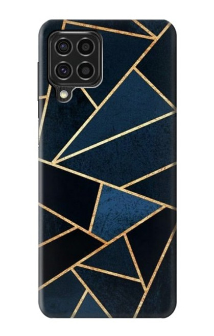 S3479 Navy Blue Graphic Art Case For Samsung Galaxy F62