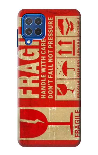 S3552 Vintage Fragile Label Art Case For Samsung Galaxy M62