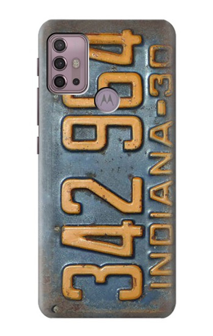 S3750 Vintage Vehicle Registration Plate Case For Motorola Moto G30, G20, G10