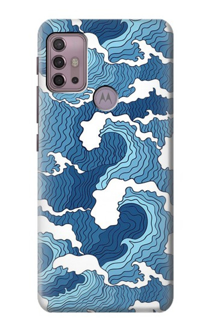 S3751 Wave Pattern Case For Motorola Moto G30, G20, G10