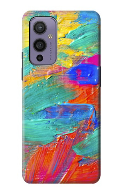 S2942 Brush Stroke Painting Case For OnePlus 9