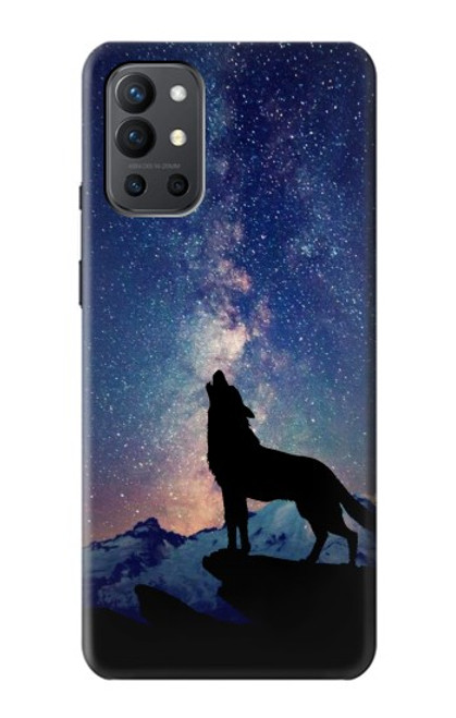 S3555 Wolf Howling Million Star Case For OnePlus 9R