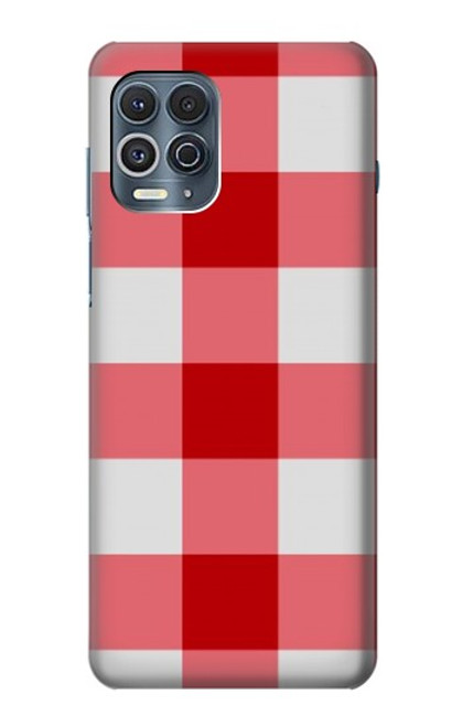 S3535 Red Gingham Case For Motorola Edge S